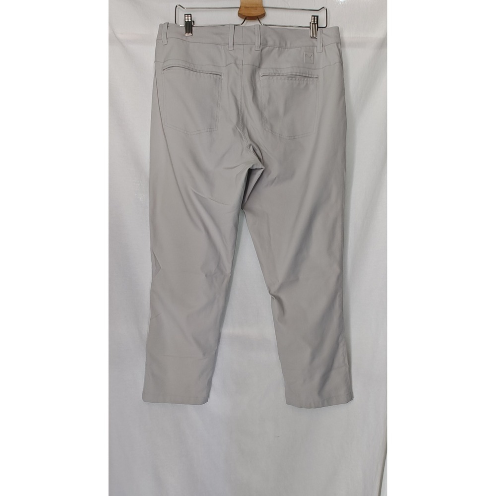 PUMA Men's Dealer Golf Pants Gray Performance Technical Trousers 32 30 27